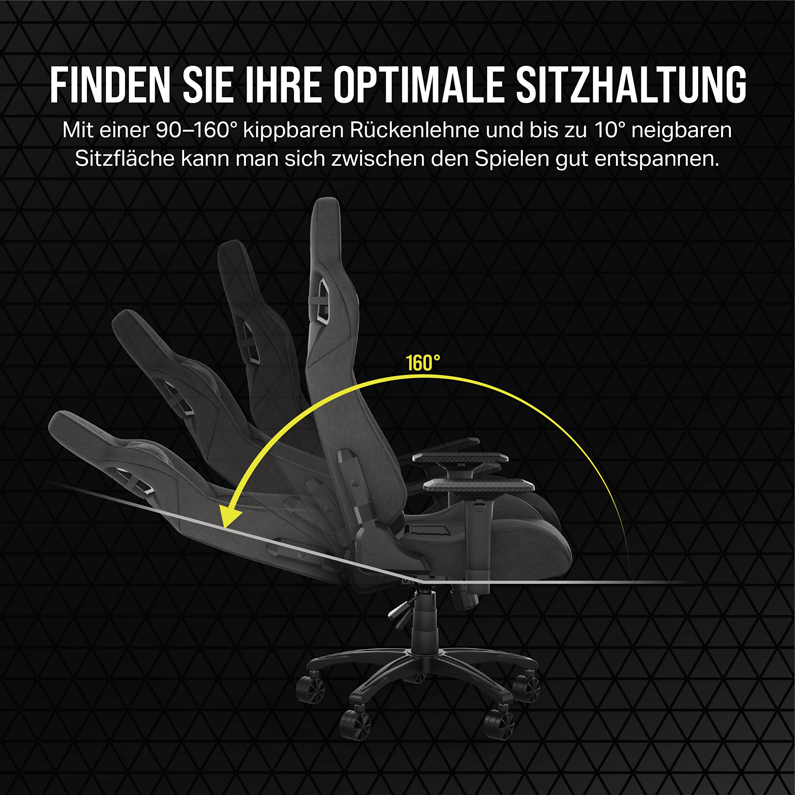 corsair-t3-rush-gaming-stuhl-mit-stoffbezug-2023-rennsport-design-verstellbare-4 image 8