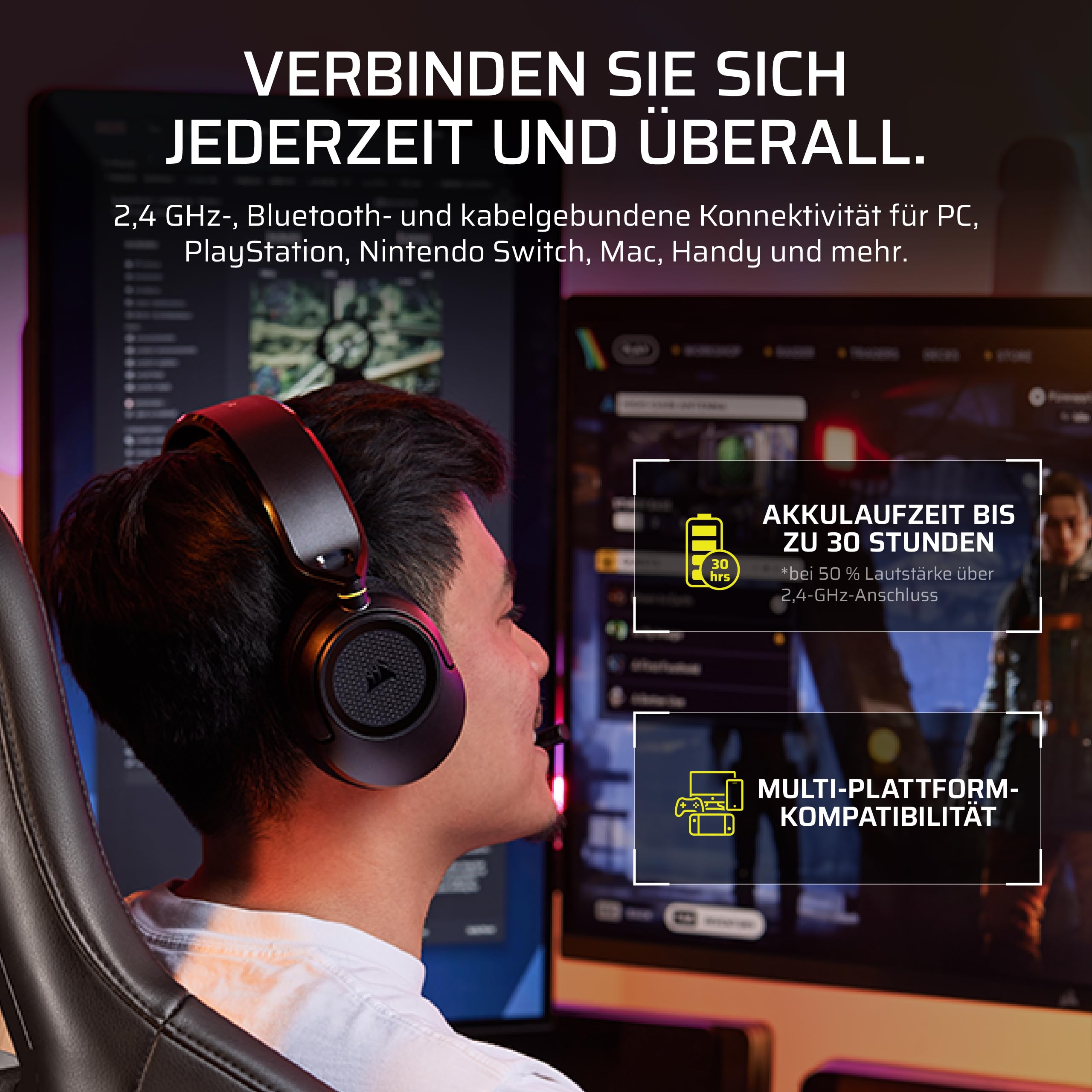 corsair-hs35-v3-kabelloses-gaming-headset-mit-mikrofon-schwarz-2-4-ghz-bluetooth image 4