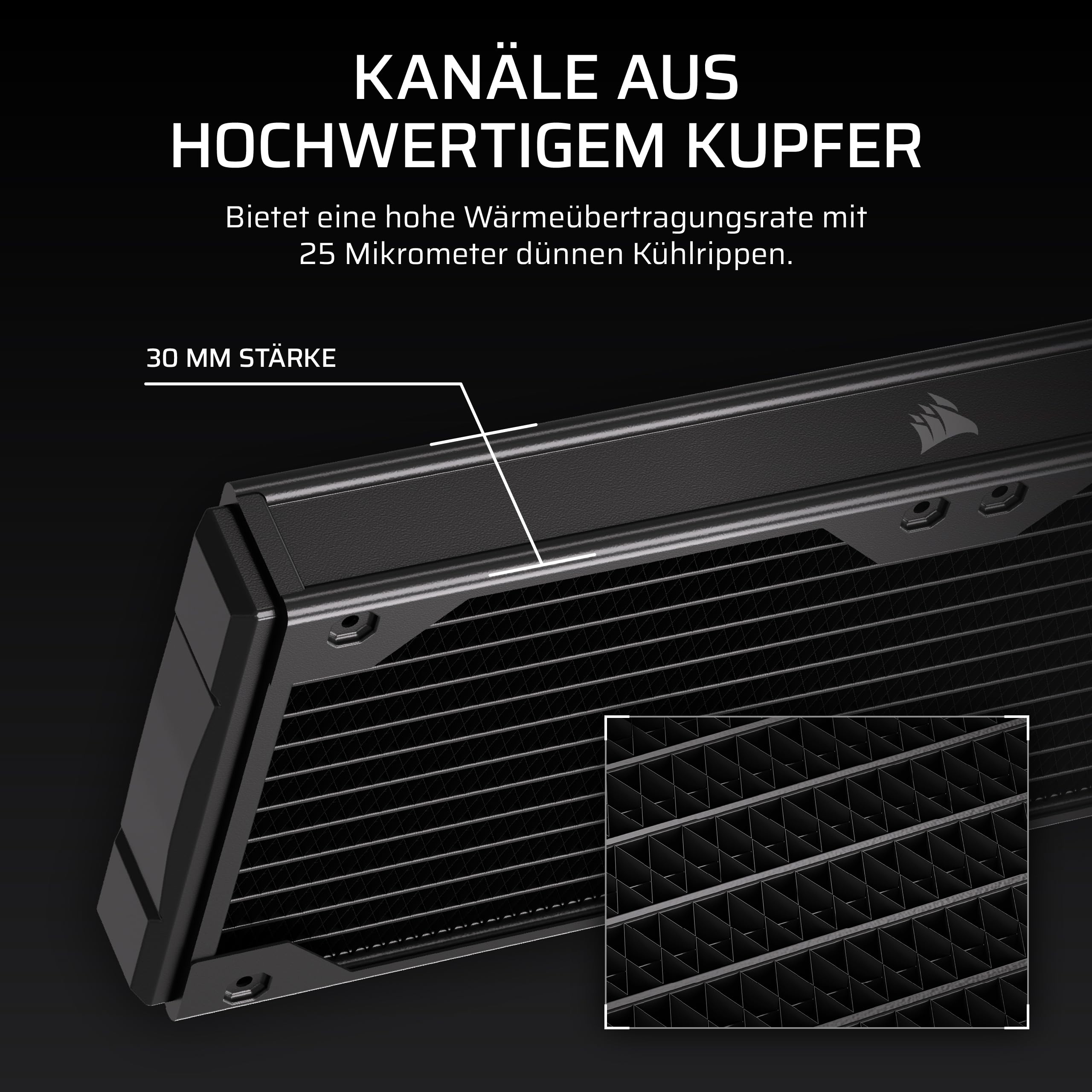 corsair-hydro-x-serie-xr5-240mm-v2-radiator-schwarz image 4
