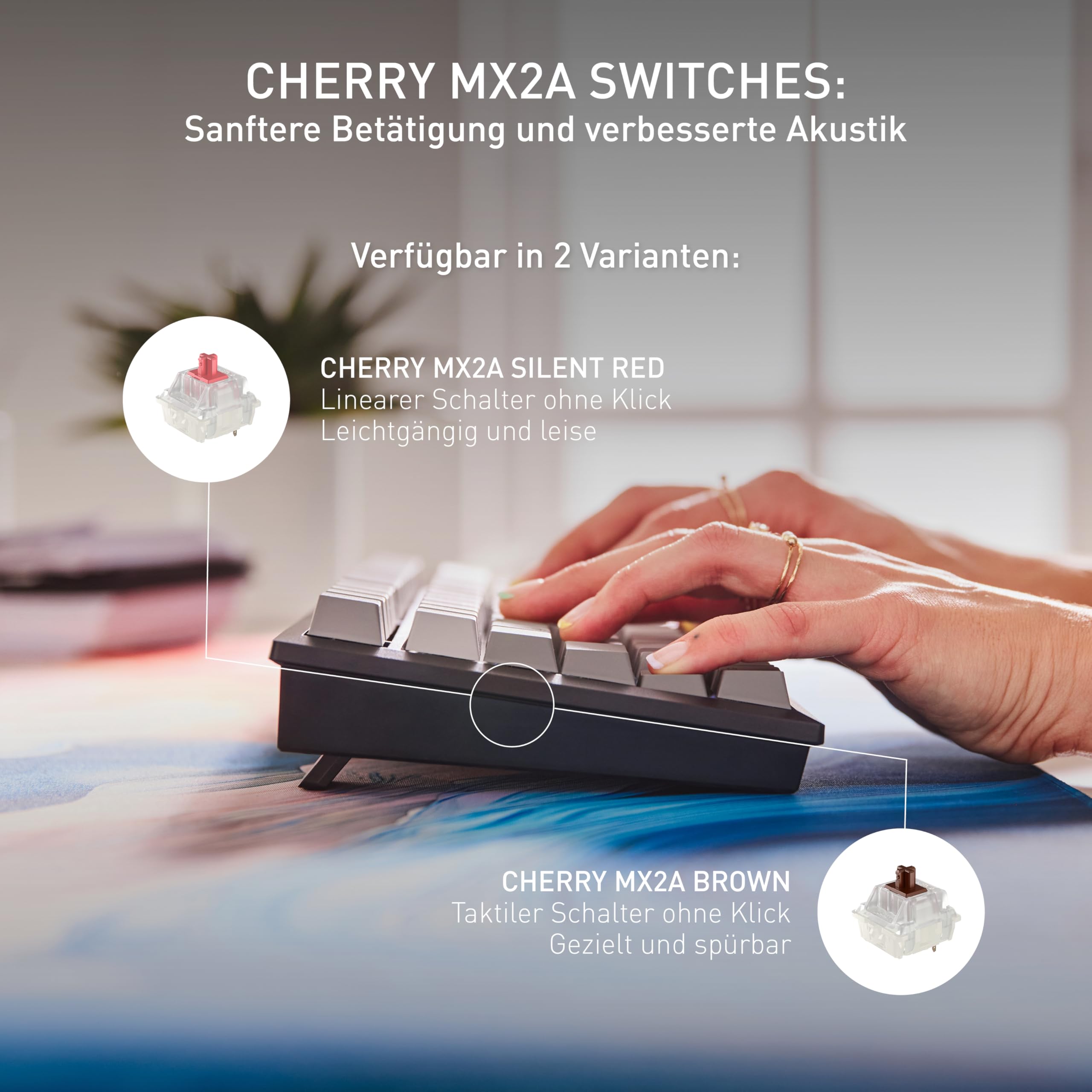 cherry-kw-300-mx-hot-swap-tastatur-kabellos-deutsch-qwertz-mx2a-brown-schwarz-mu image 3