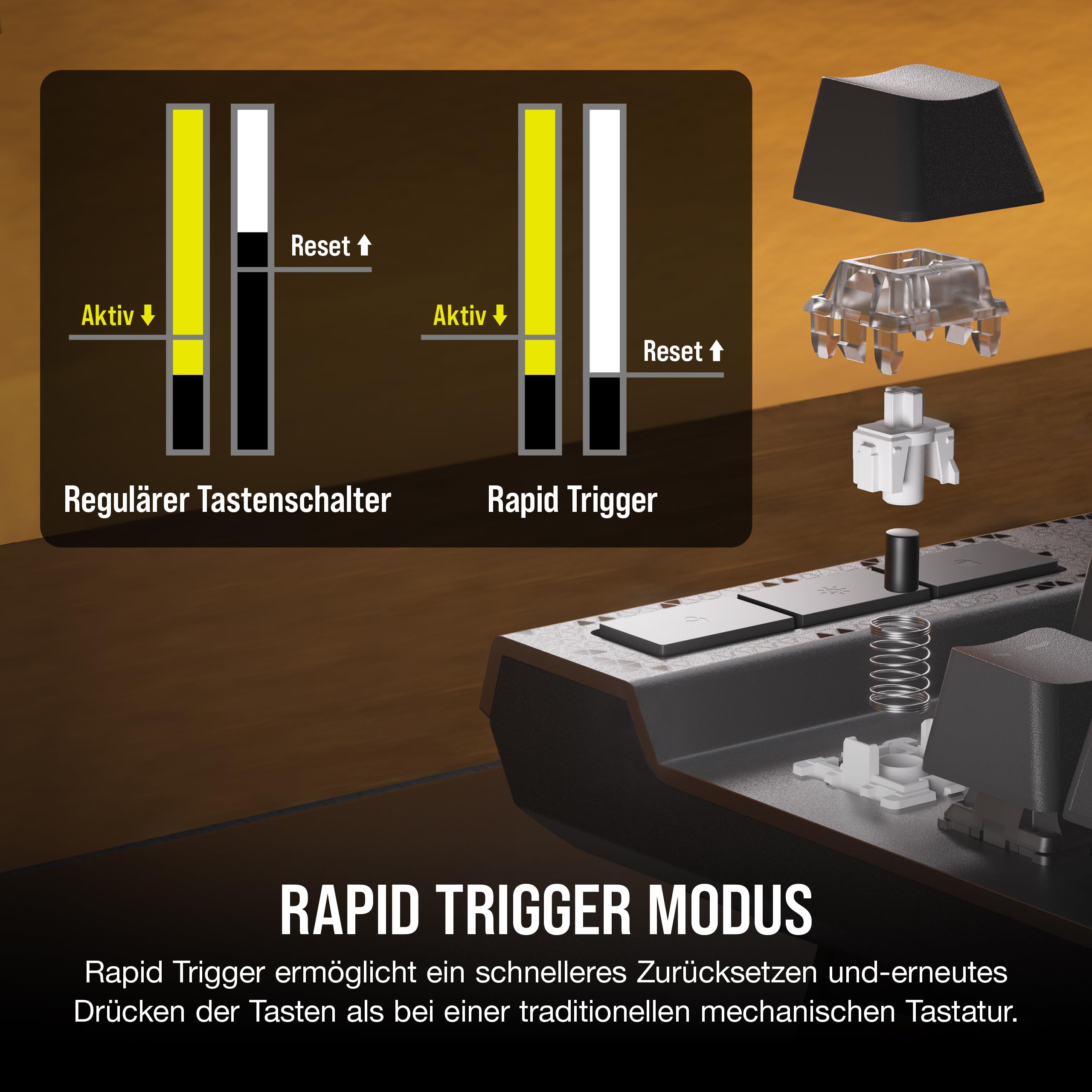 corsair-k70-max-rgb-kabelgebundene-socd-gaming-tastatur-magnetisch-mechanische-m image 4