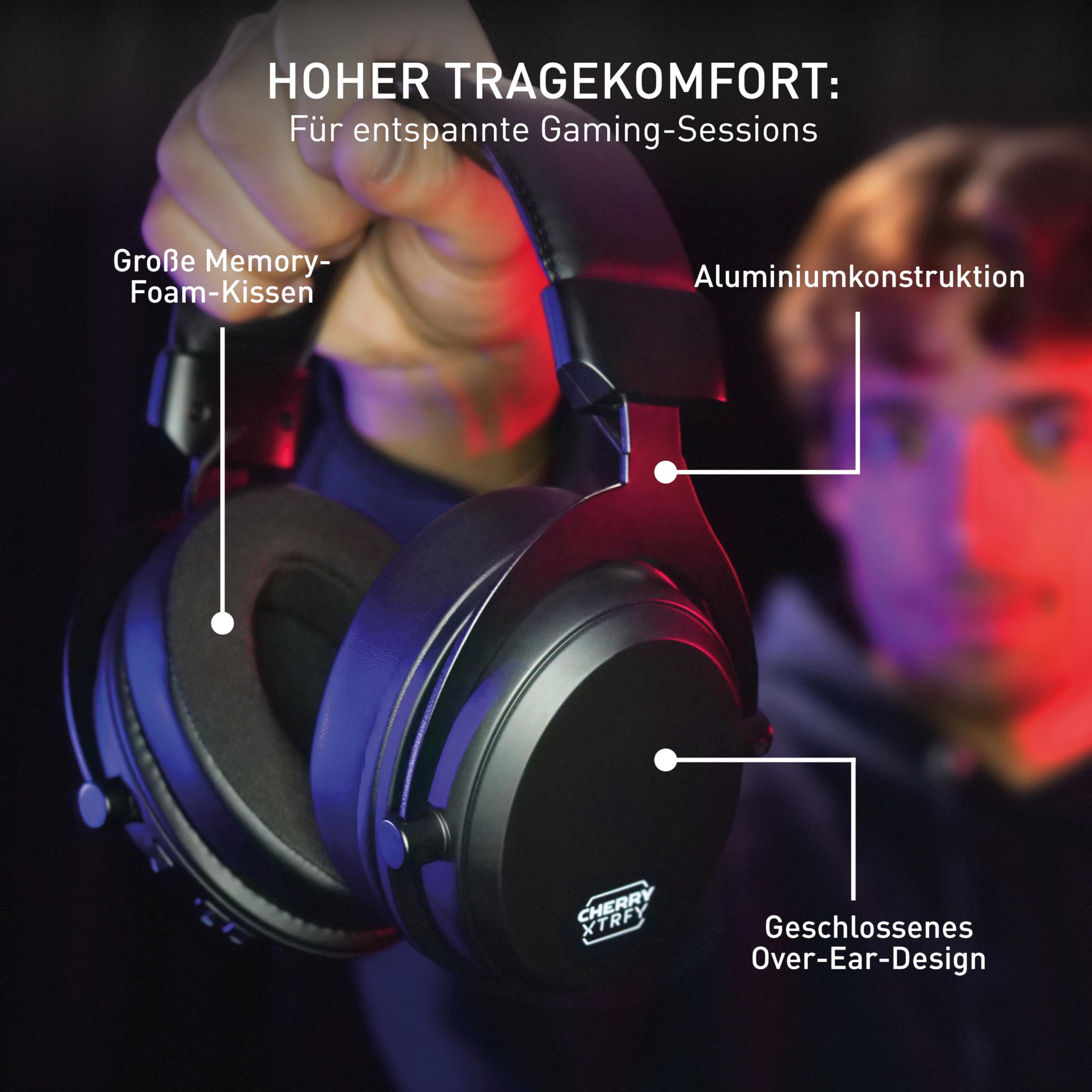 cherry-xtrfy-h3-wireless-gaming-headset-schwarz image 3