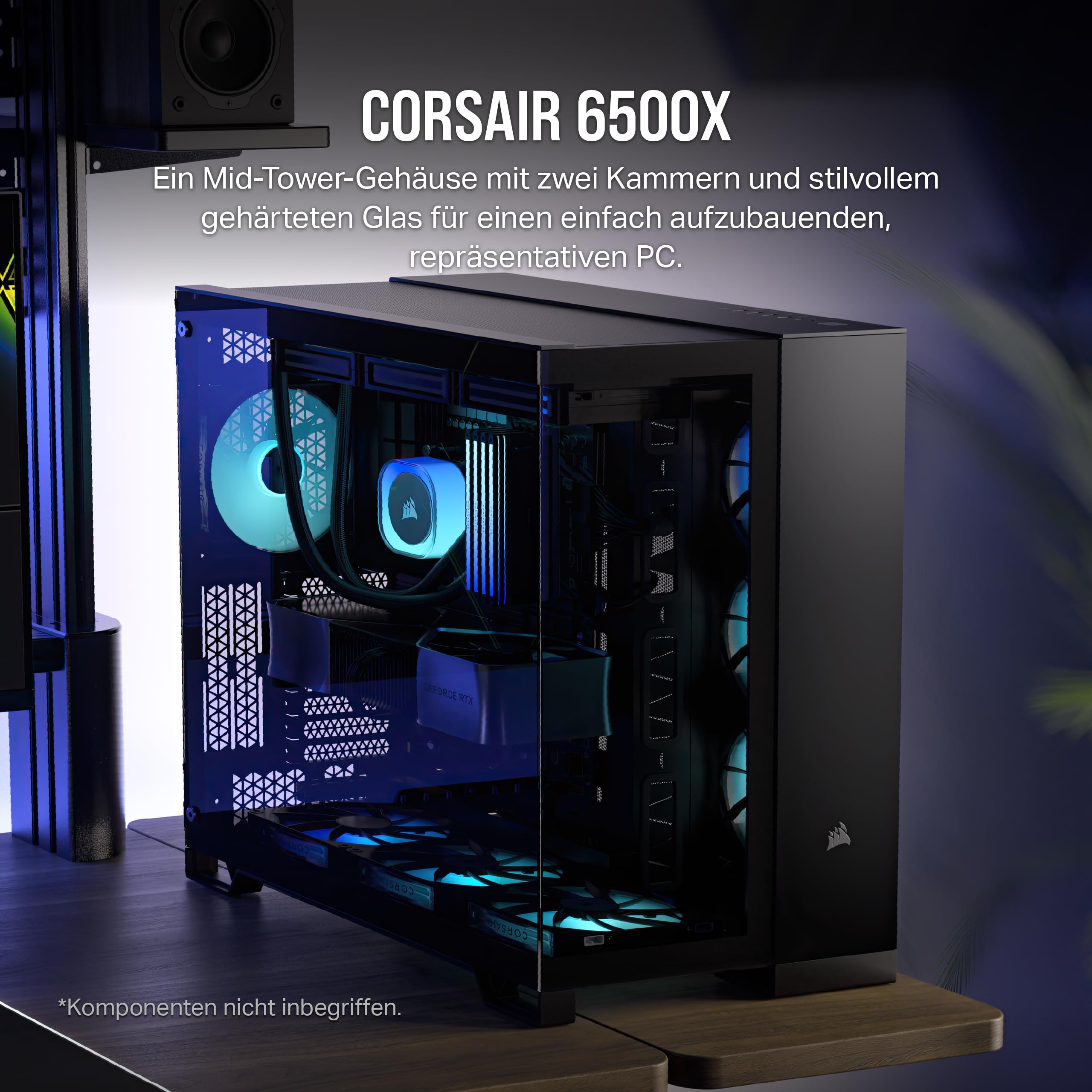 corsair-6500x-mid-tower-pc-geh-use-dual-kammer-geh-rtetes-panoramaglas-schwarz image 2