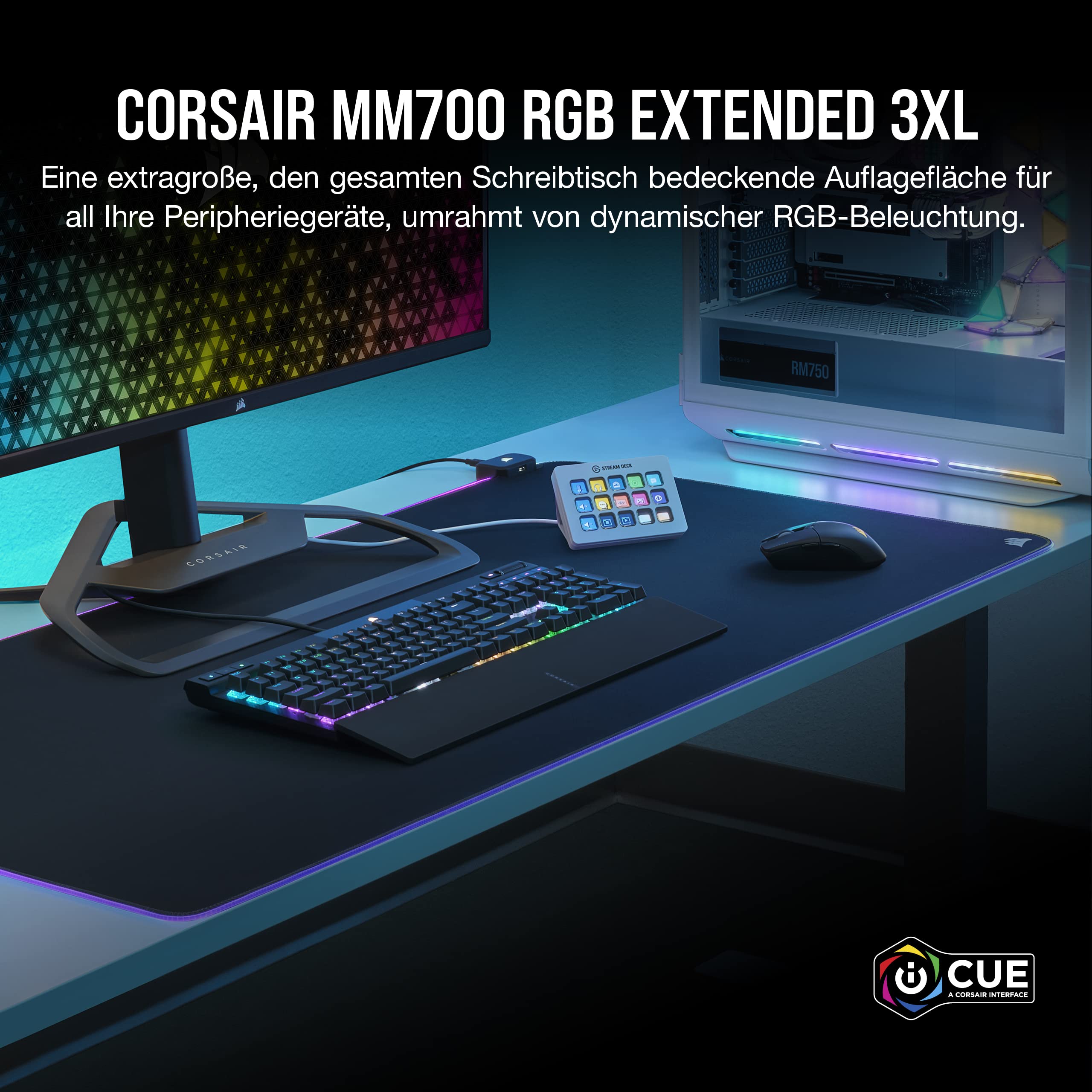 corsair-mm700-rgb-extended-3xl-gaming-mauspad-mit-stoffoberfl-che-1220x610mm-360 image 2