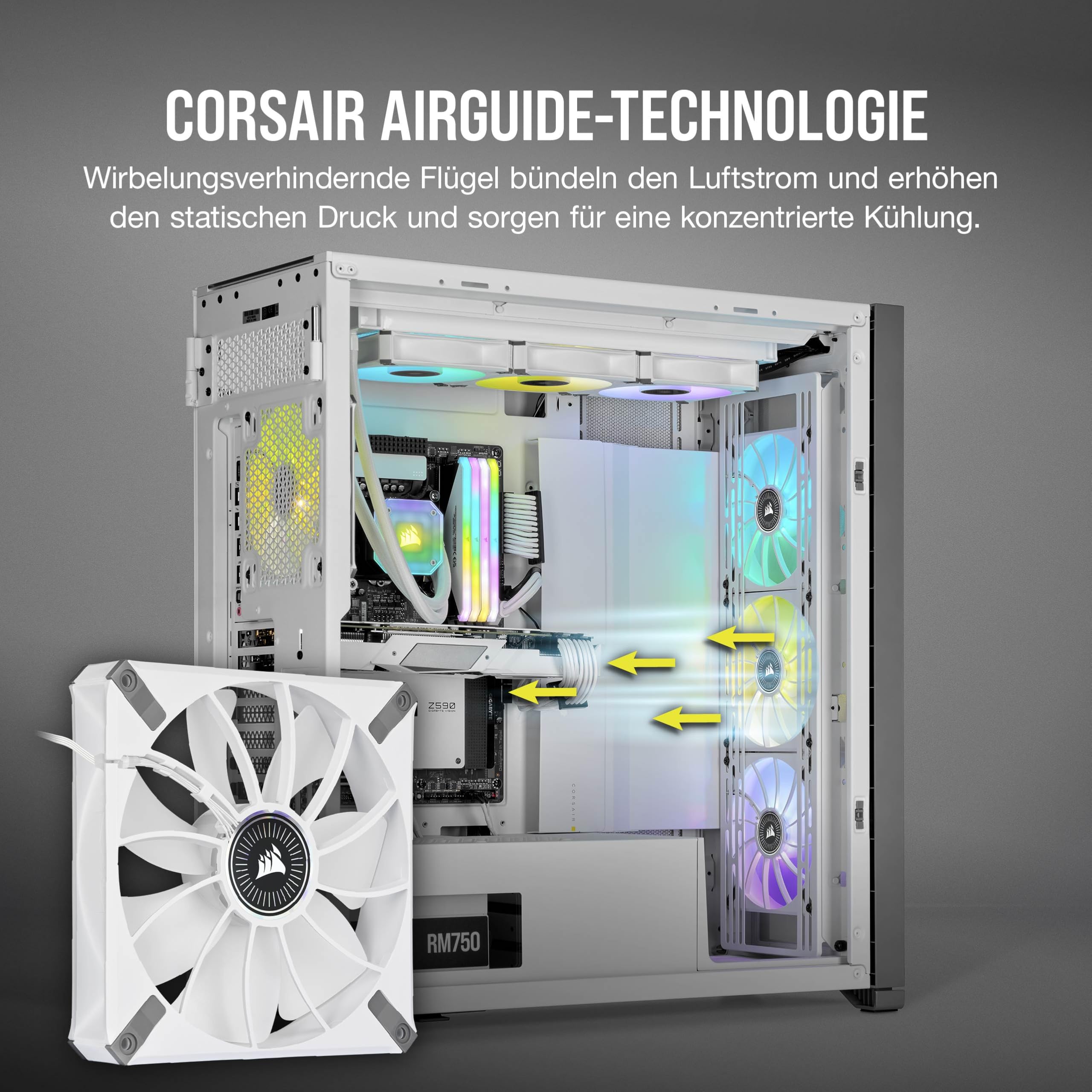 corsair-icue-ml140-rgb-elite-pwm-140mm-l-fter-dualpack-wei-mit-icue-lighting-nod image 3
