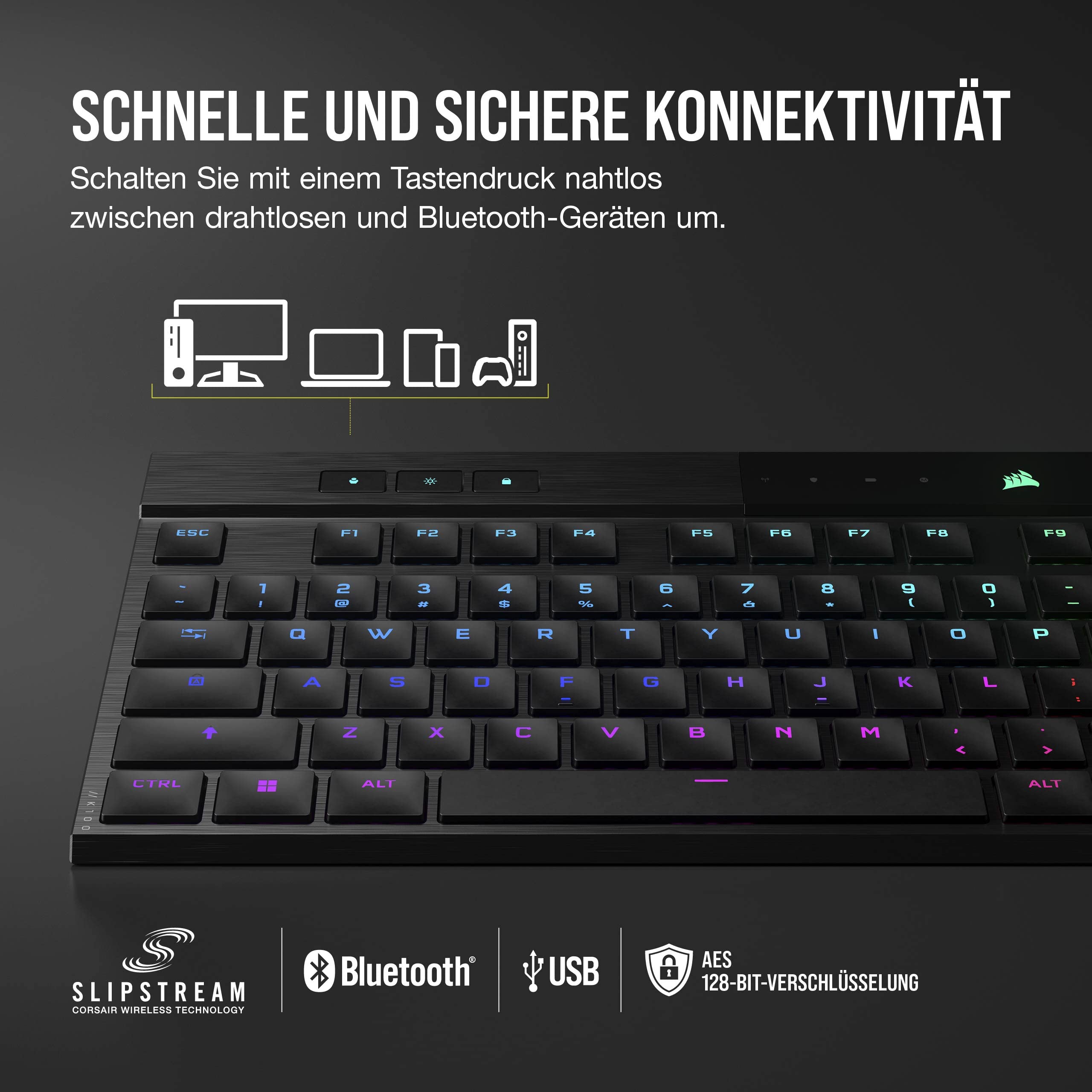 corsair-k100-air-wireless-rgb-mechanische-gaming-tastatur-schwarz image 3