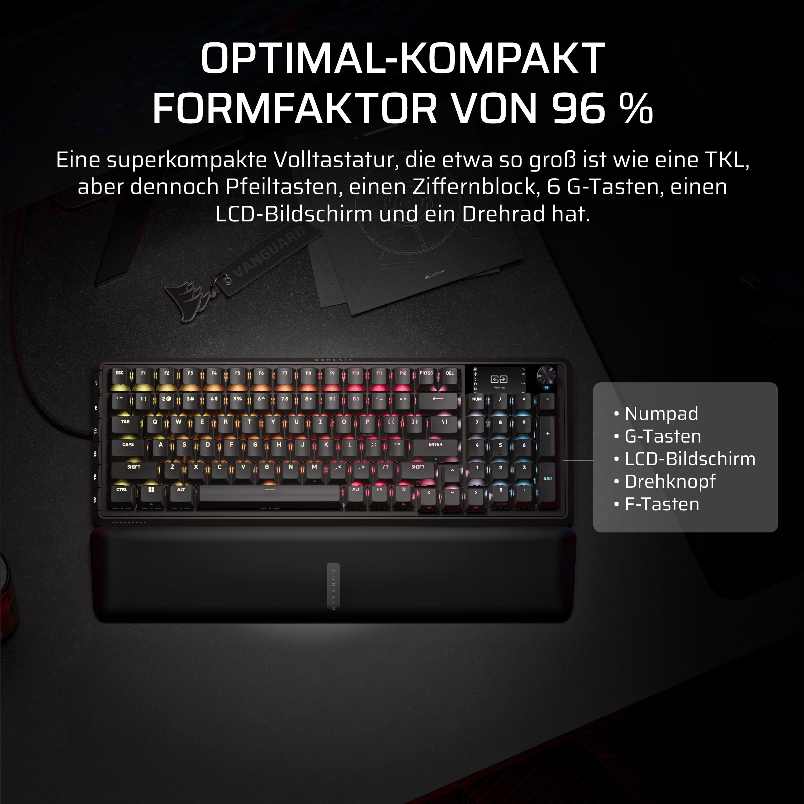 corsair-vanguard-pro-96-kabelgebundene-hall-effekt-gaming-tastatur-qwertz-de-96- image 5