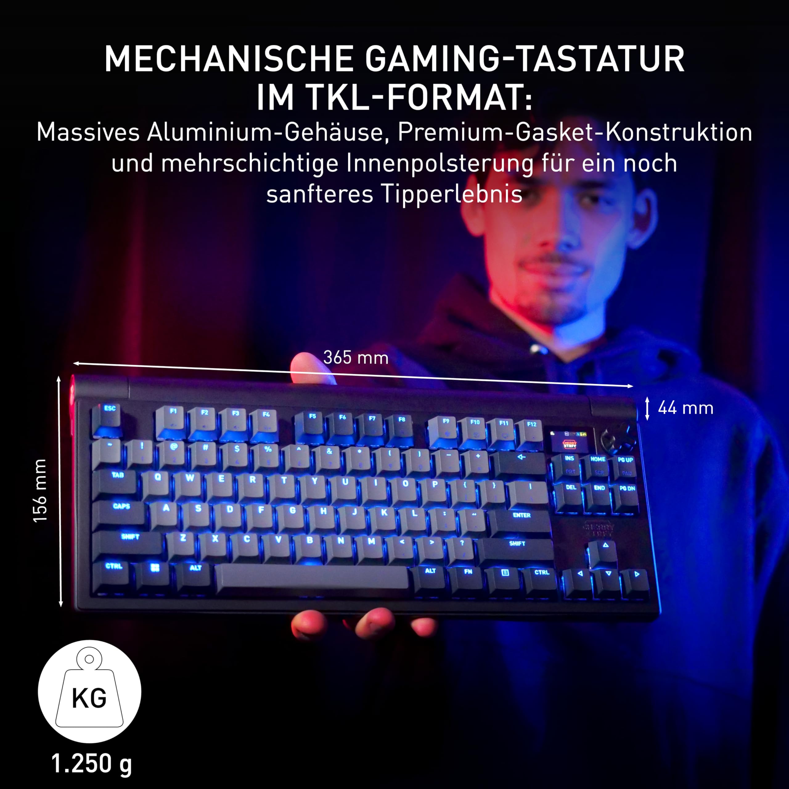 cherry-mx-8-3-tkl-wireless-gaming-tastatur-de-qwertz-starfall-grey image 2