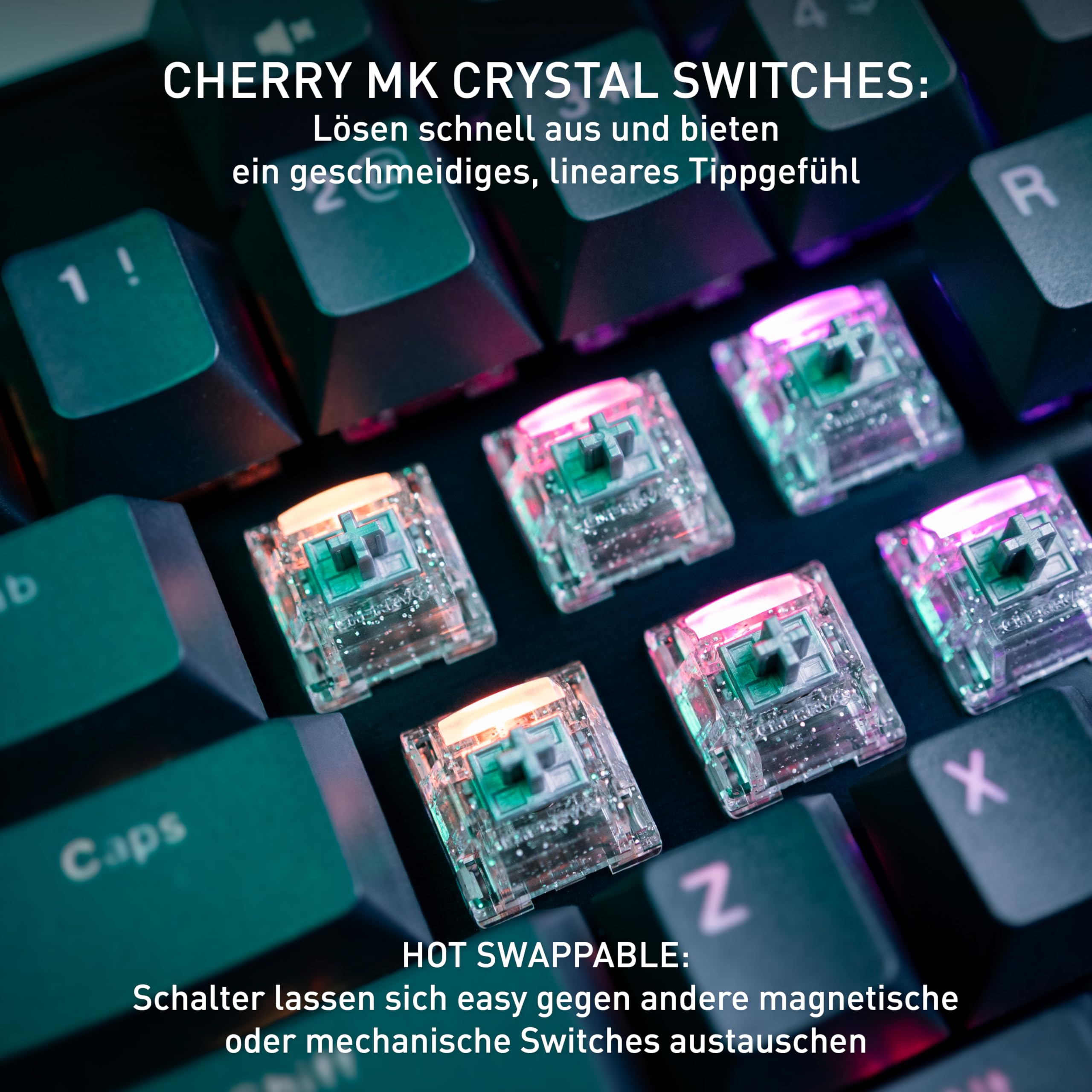 cherry-xtrfy-mx-8-2-pro-tmr-wireless-gaming-tastatur-tkl-de-qwertz-schwarz image 3