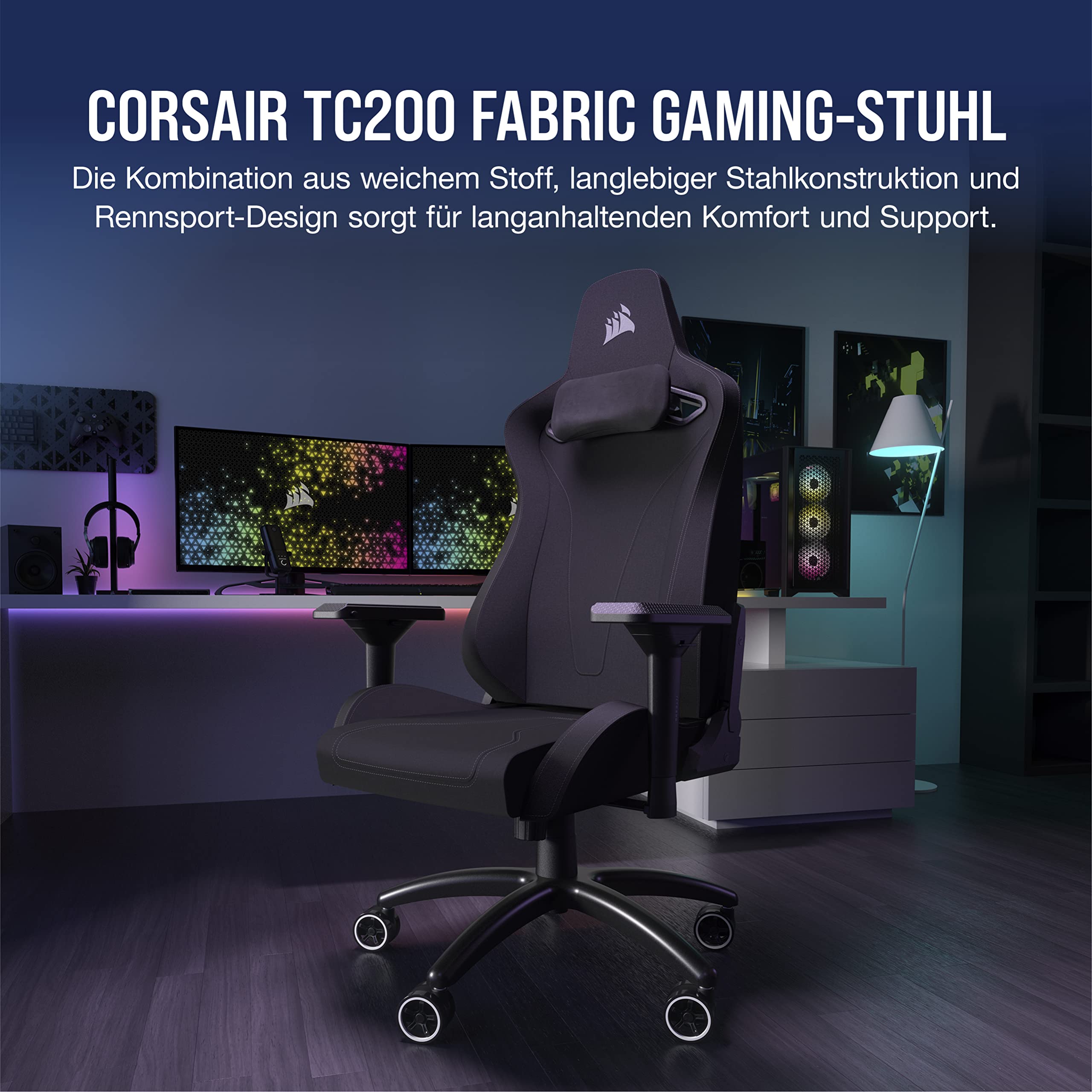 corsair-tc200-gaming-stuhl-mit-stoffbezug-standard-fit-schwarz-schwarz image 3