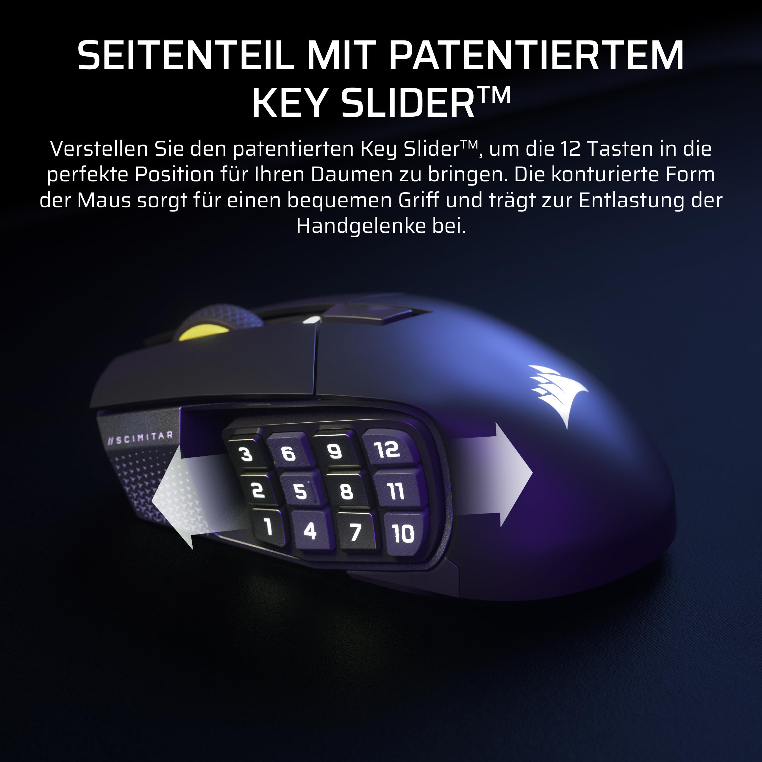 corsair-scimitar-elite-wireless-se-mmo-gaming-maus-33k-dpi-16-programmierbare-ta image 6
