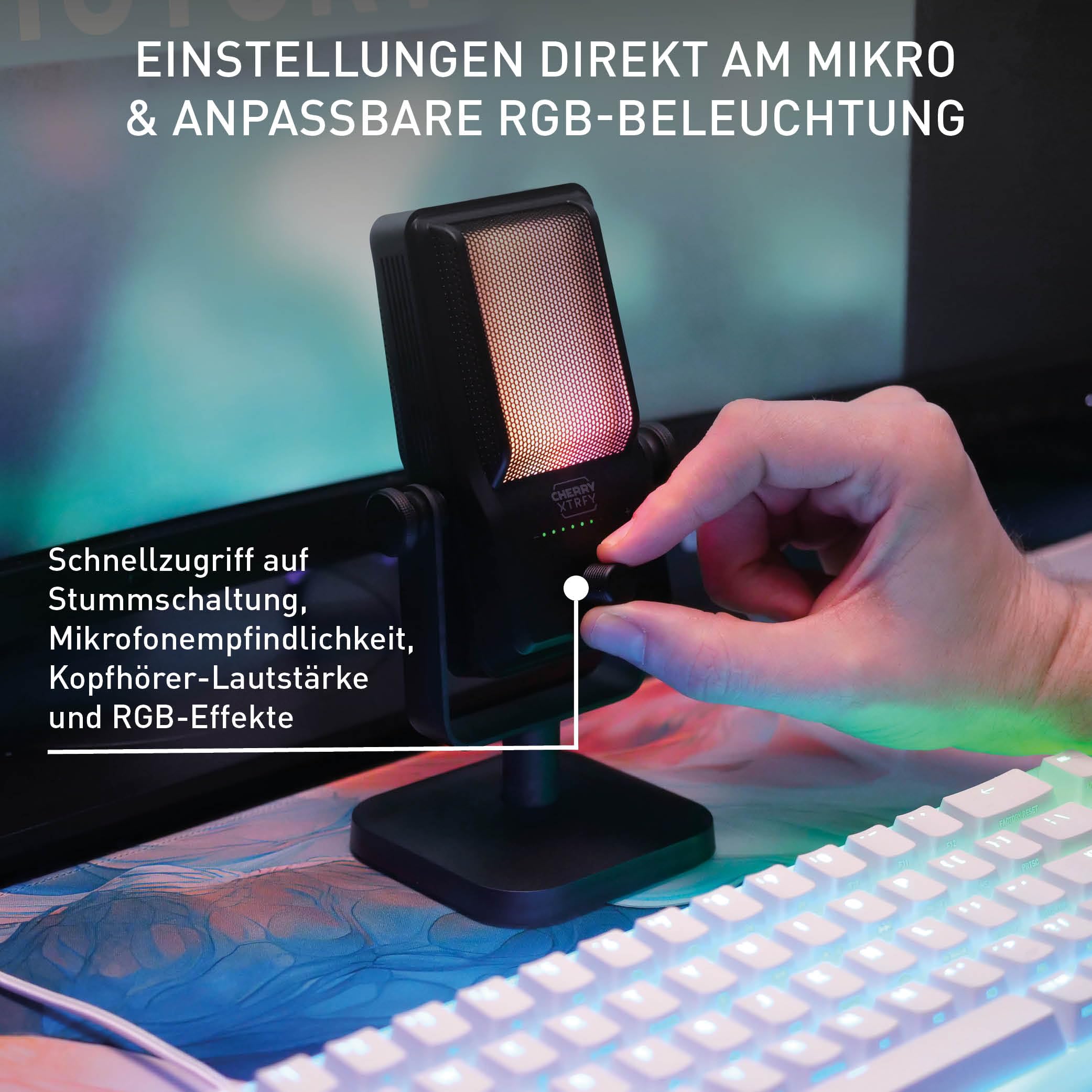 cherry-xtrfy-ngale-r-premium-usb-mikrofon-cardioid-rgb-retro-design-schwarz image 5
