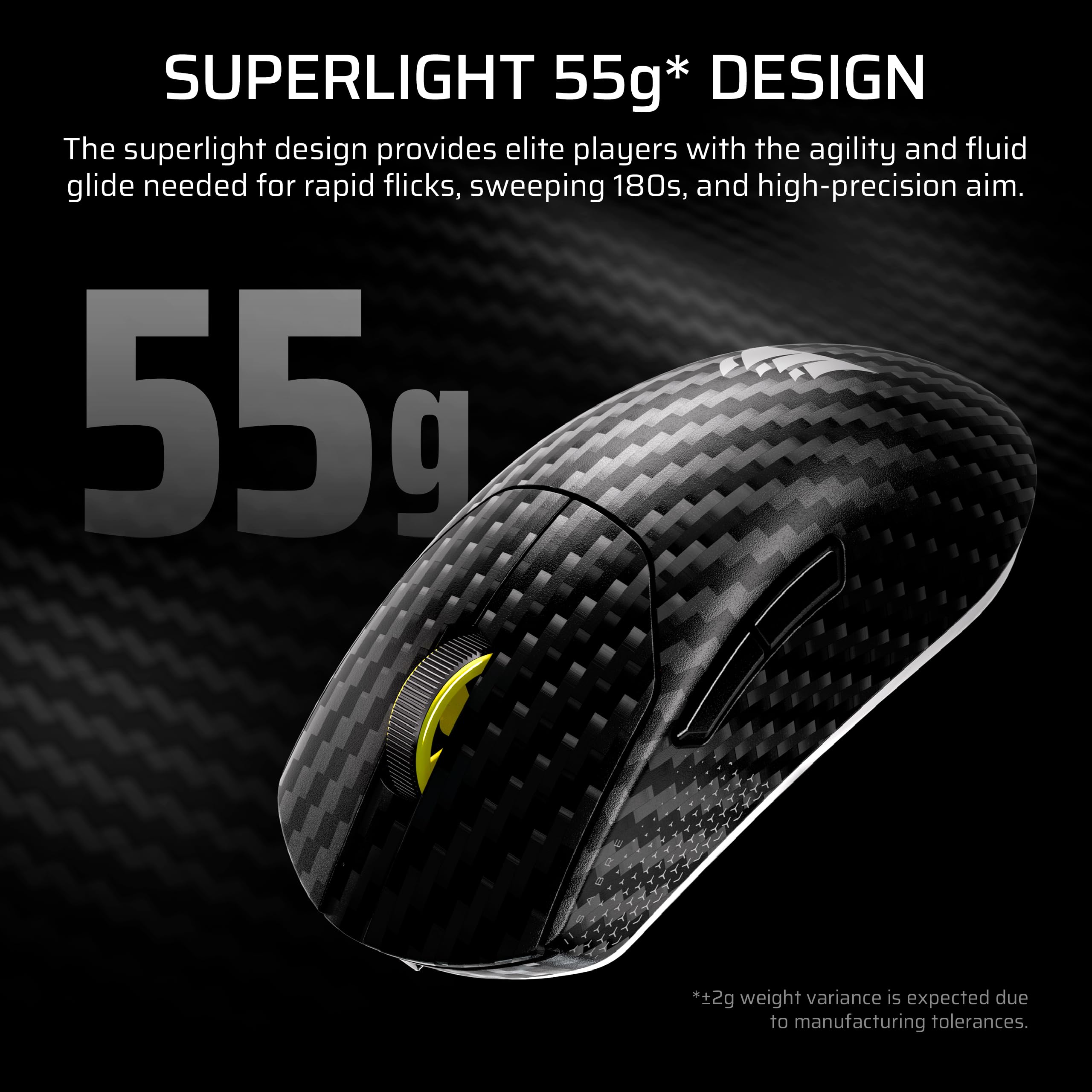 corsair-sabre-v2-pro-kabellose-gaming-maus-cf-fps-55g-kohlefaser-monocoque-33-00 image 5