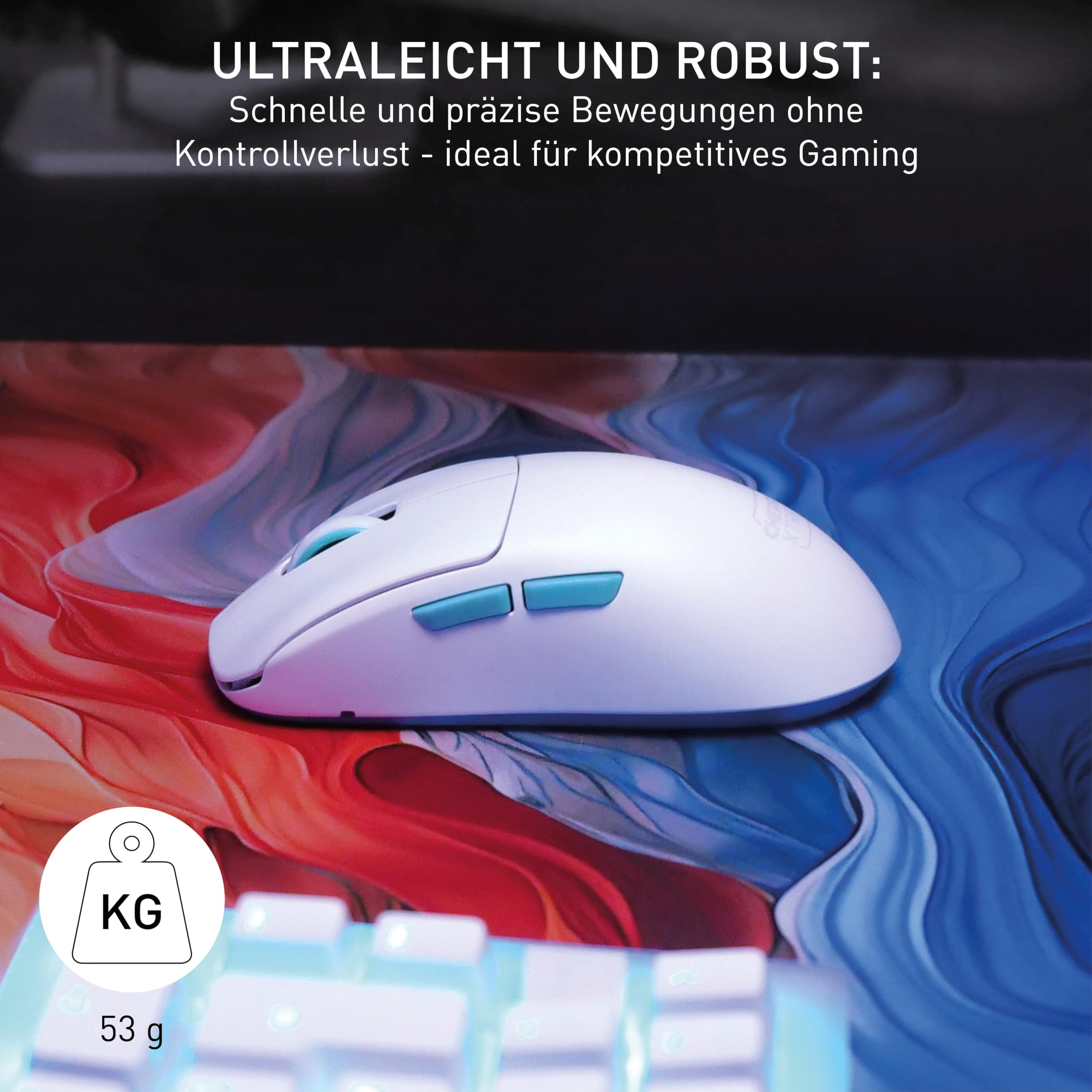 cherry-xtrfy-m68-wireless-gaming-maus-ultraleicht-53-g-symmetrisch-2-4-ghz-wei image 5