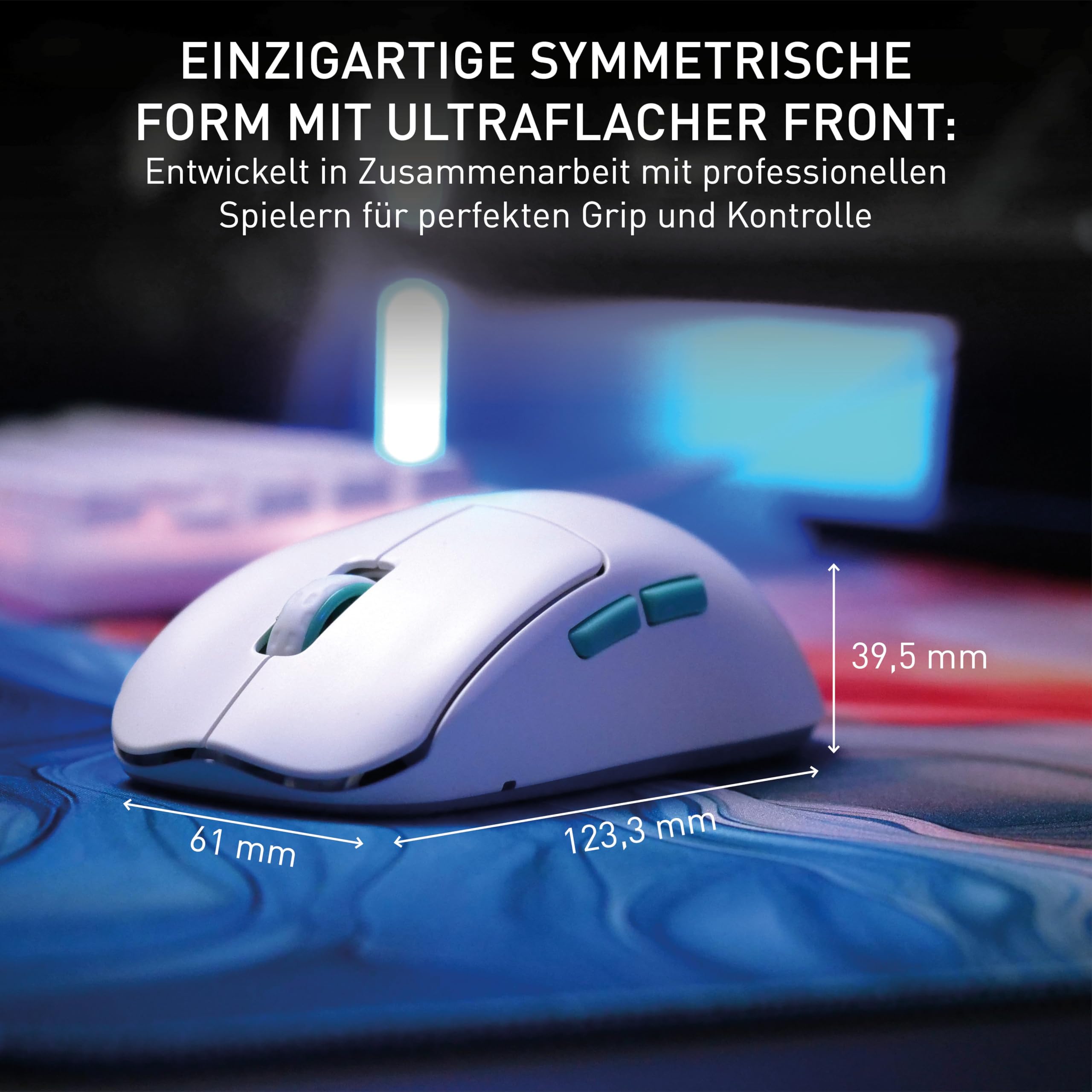 cherry-xtrfy-m68-wireless-gaming-maus-ultraleicht-53-g-symmetrisch-2-4-ghz-wei image 3