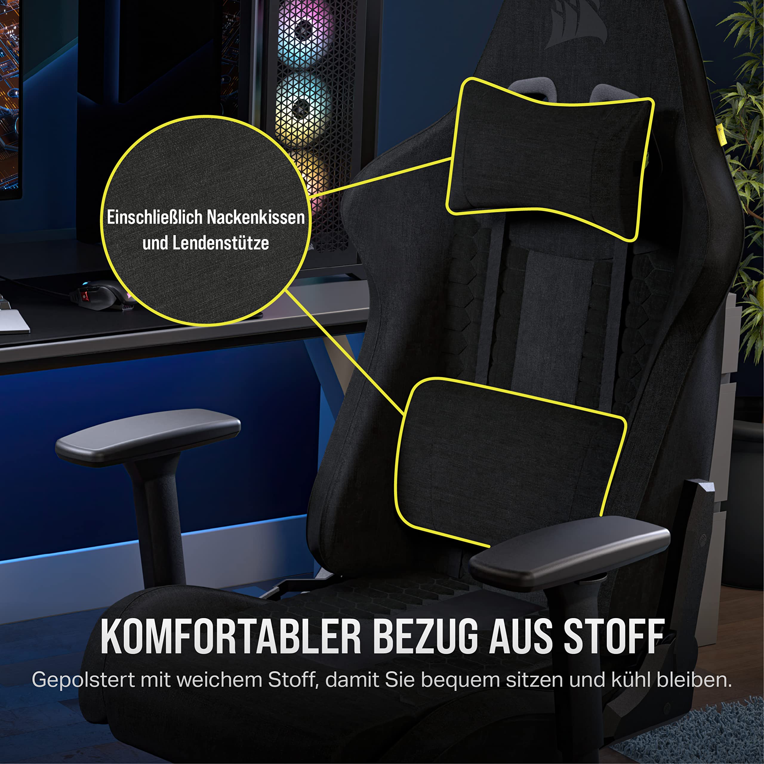 corsair-tc100-relaxed-stoff-gaming-stuhl-schwarz image 5