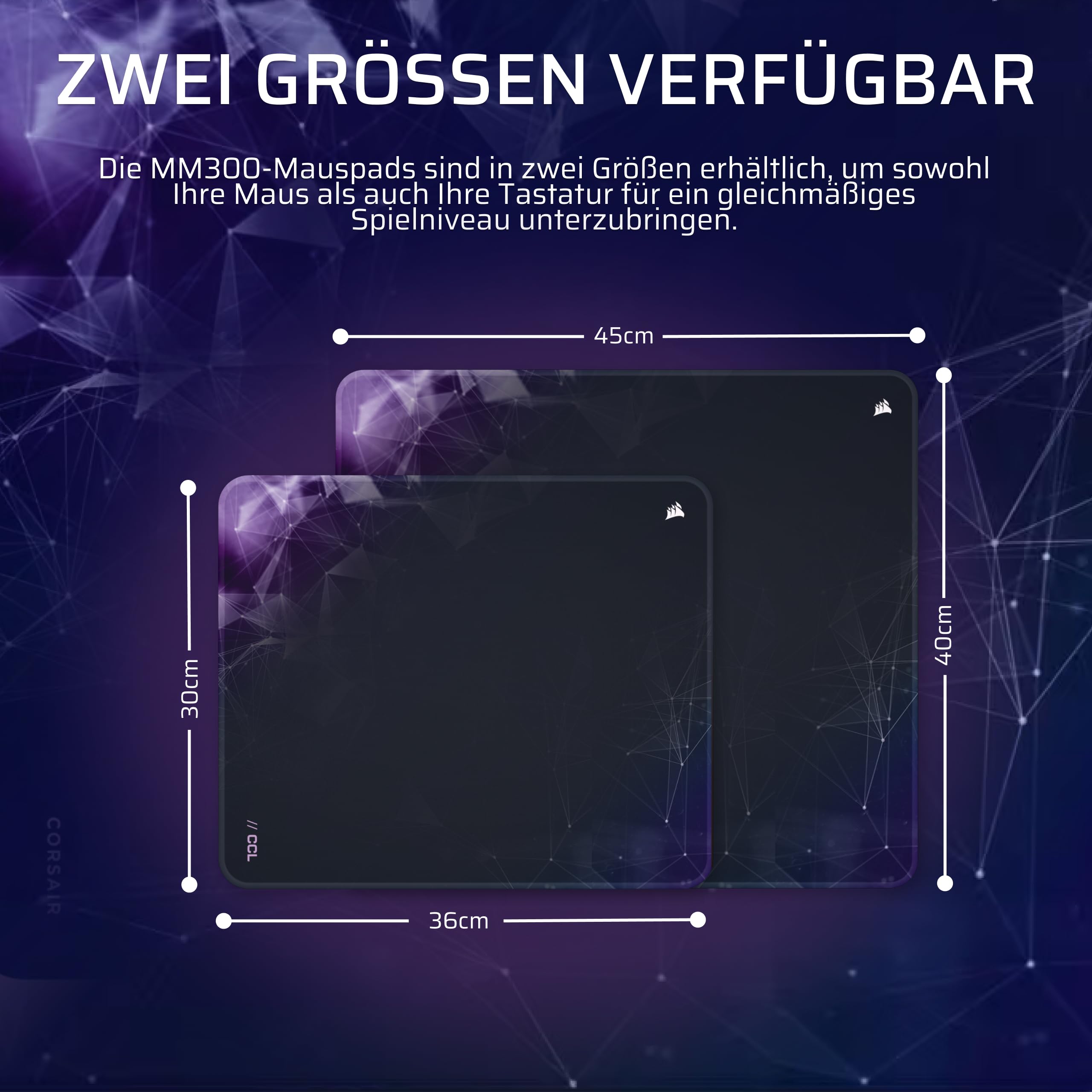 corsair-mm300-sci-fi-dark-gro-anti-fray-stoff-gaming-mauspad-marineblau-45cm-x-4 image 5