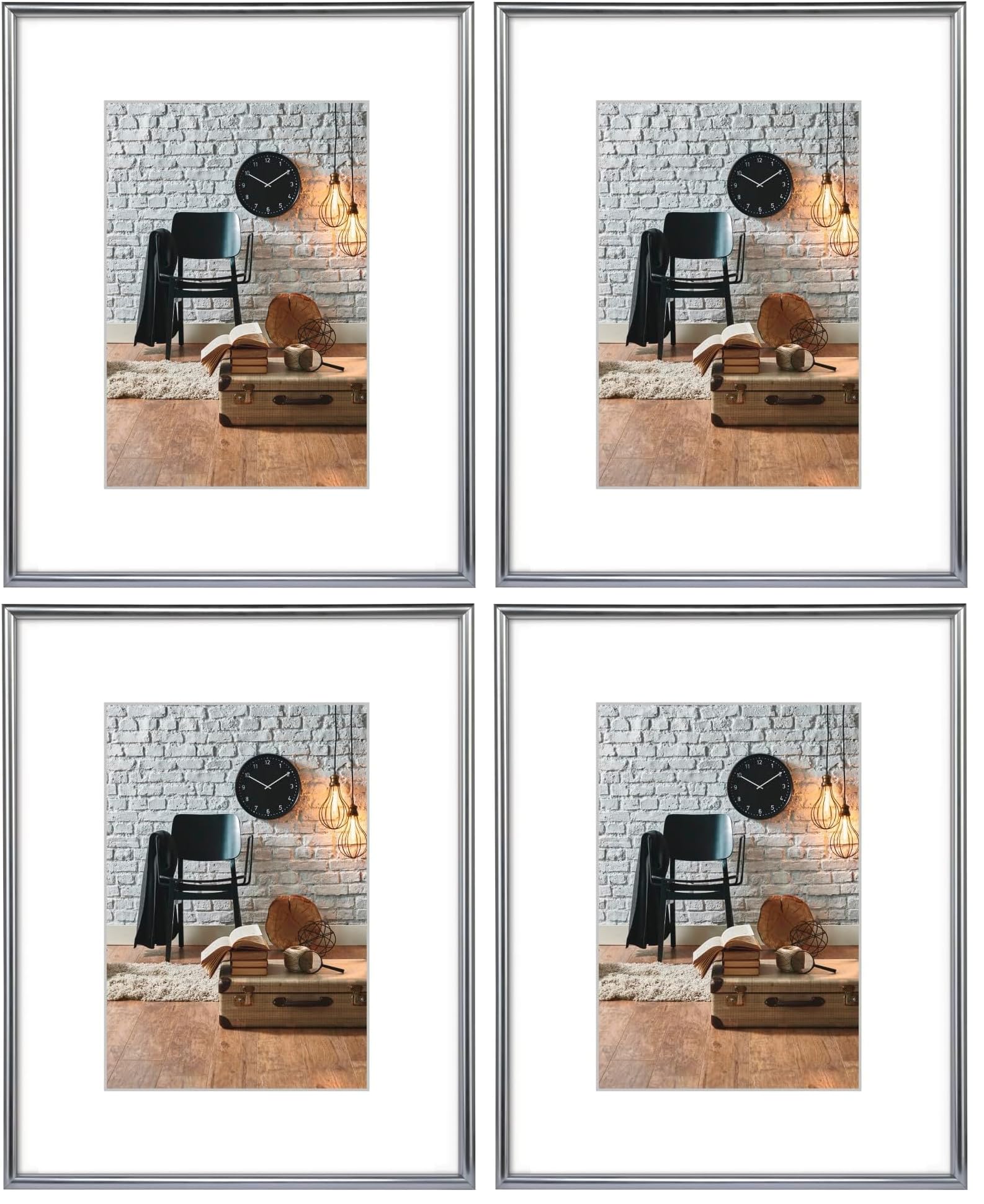hama-bilderrahmen-sevilla-din-a4-mit-passepartout-15-x-20-cm-silber image 8
