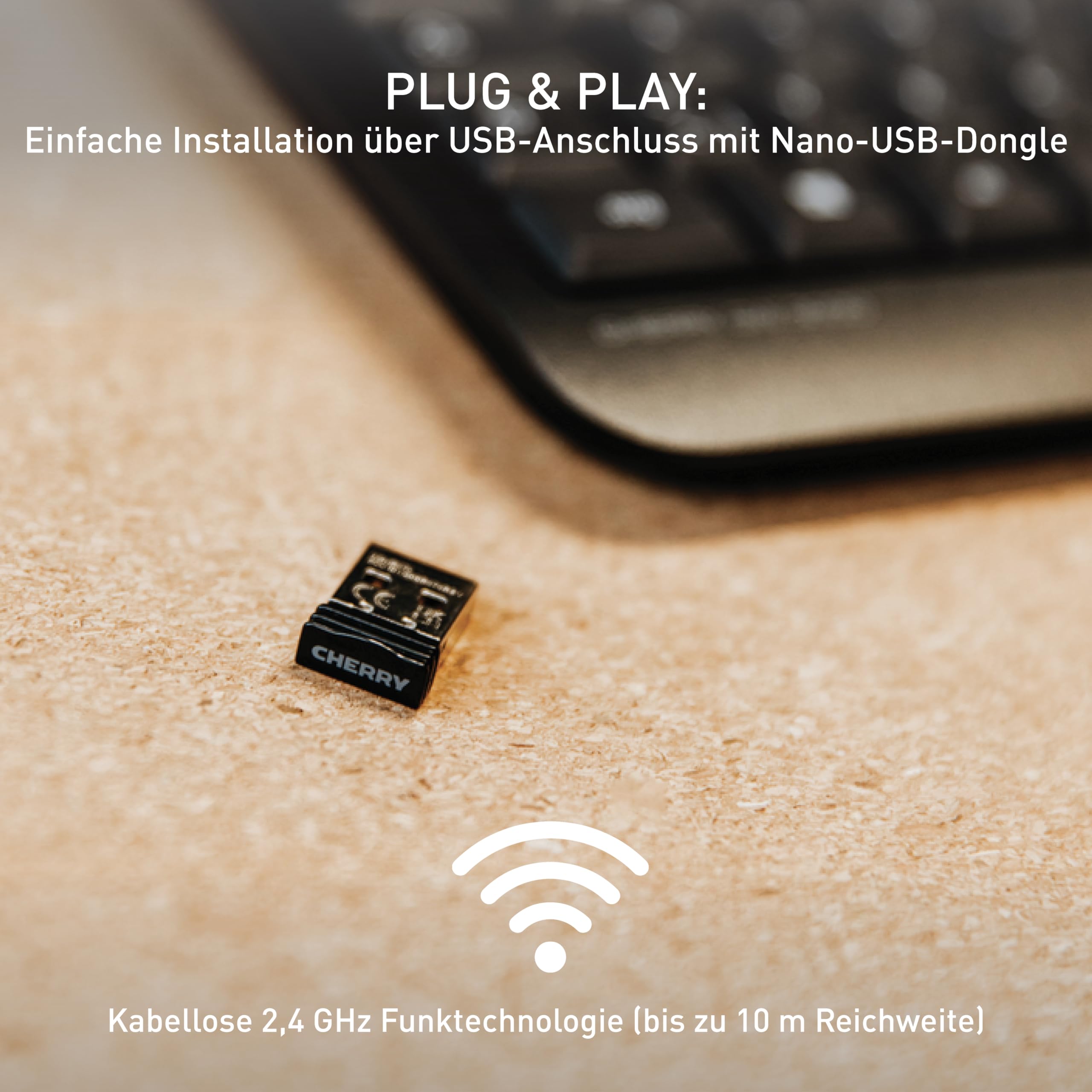 cherry-kw-3000-kabellose-office-tastatur-deutsch-qwertz-wei-grau image 3