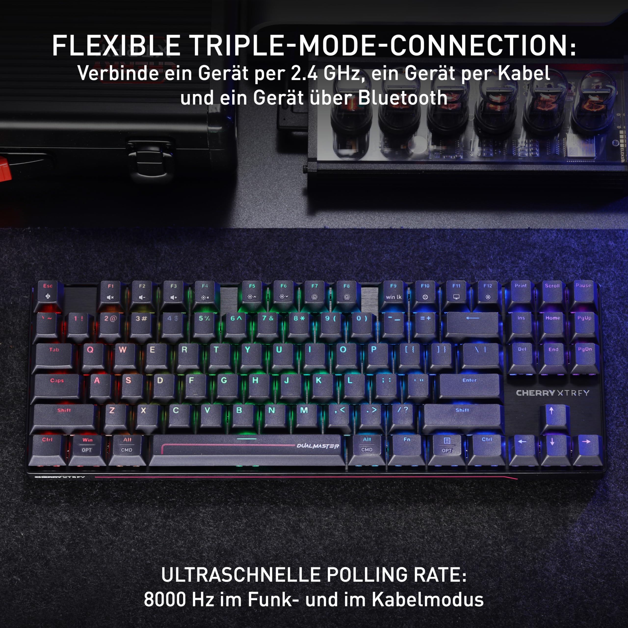 cherry-xtrfy-mx-8-2-pro-tmr-wireless-gaming-tastatur-tkl-de-qwertz-schwarz image 4
