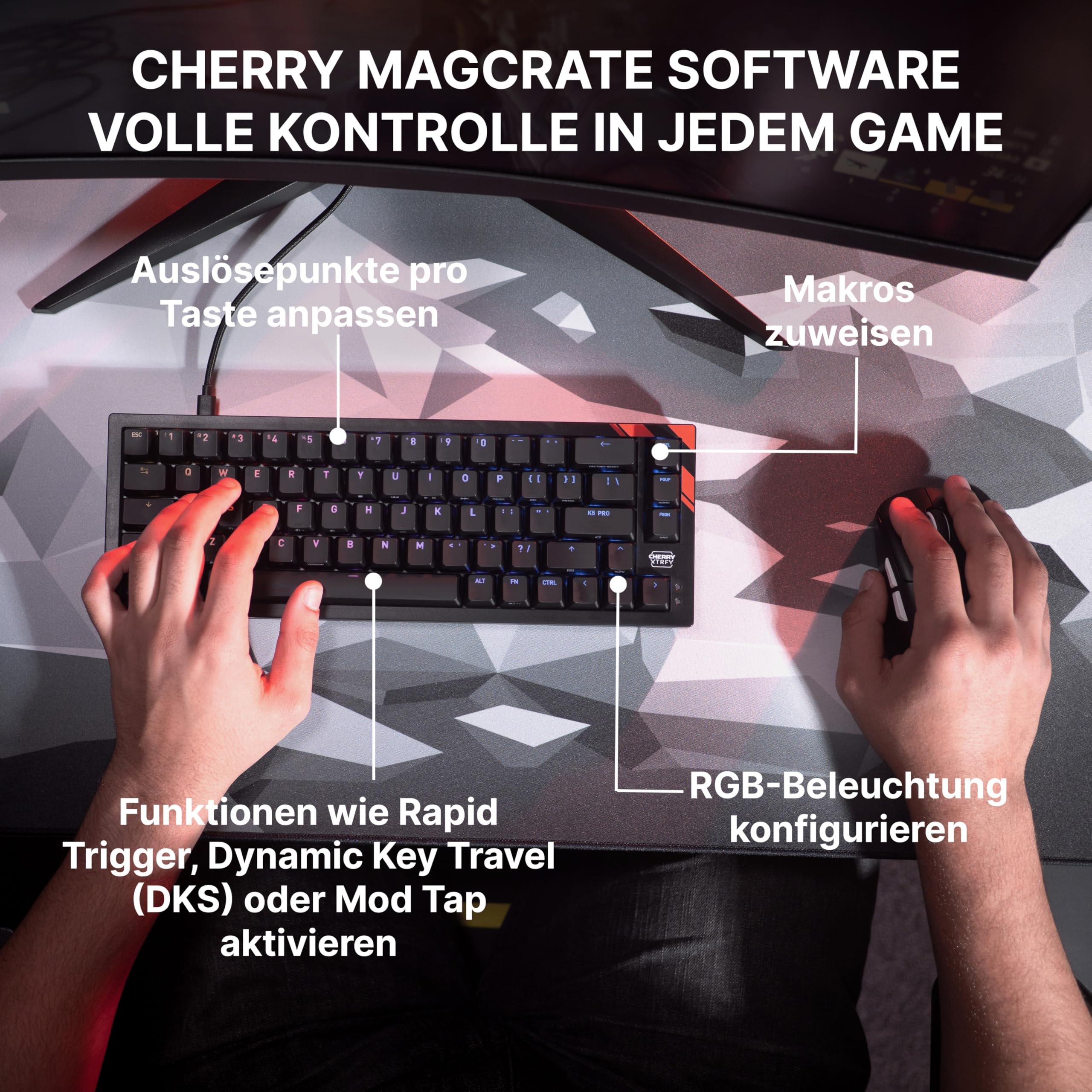 cherry-k5-pro-tmr-compact-gaming-tastatur-deutsch-qwertz-hot-swap-rapid-trigger- image 5