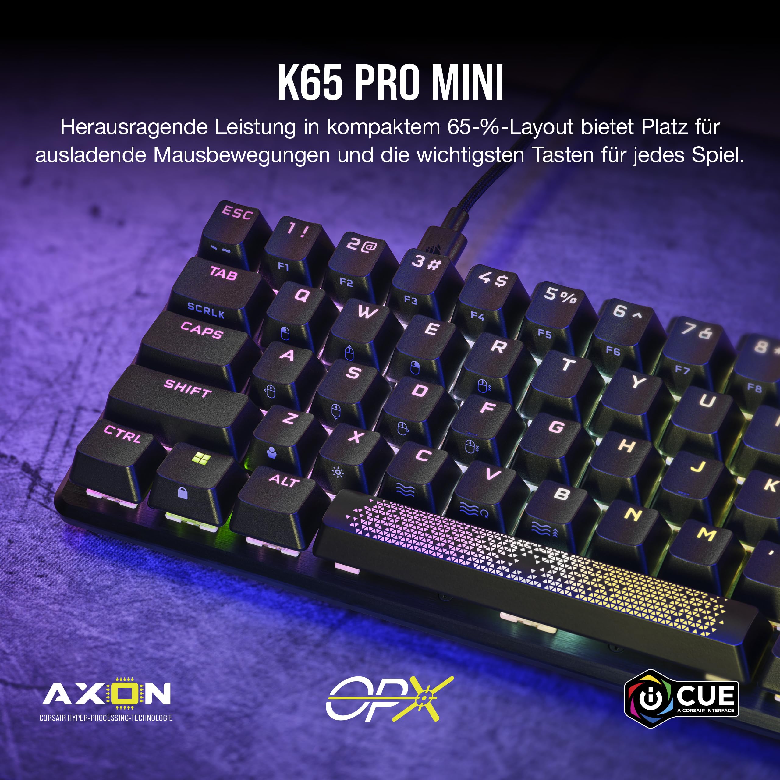 corsair-k65-pro-mini-rgb-65-optisch-mechanische-gaming-tastatur-schwarz-de-layou image 2