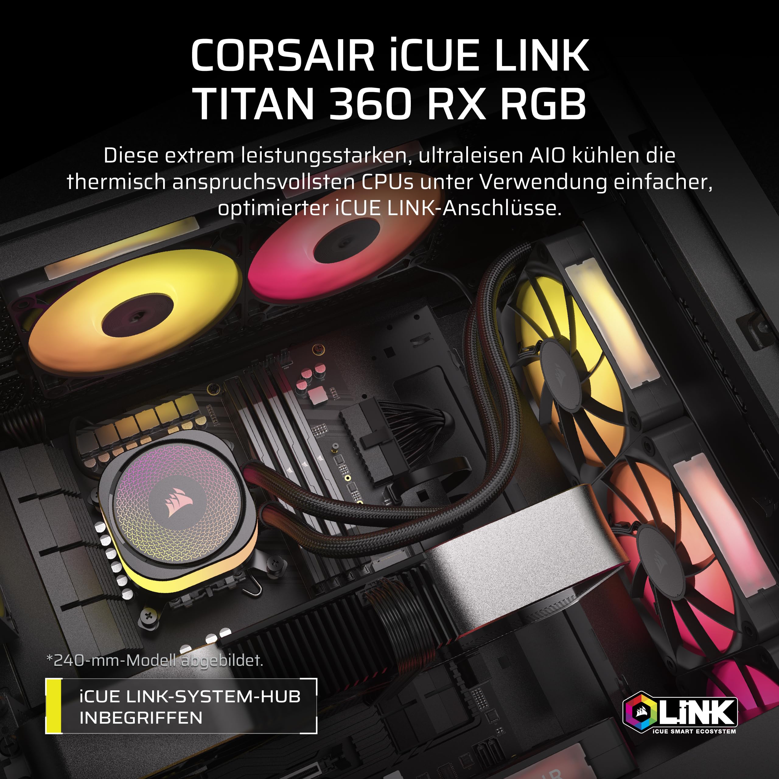 corsair-icue-link-titan-360-rx-rgb-aio-cpu-k-hler-360mm image 2