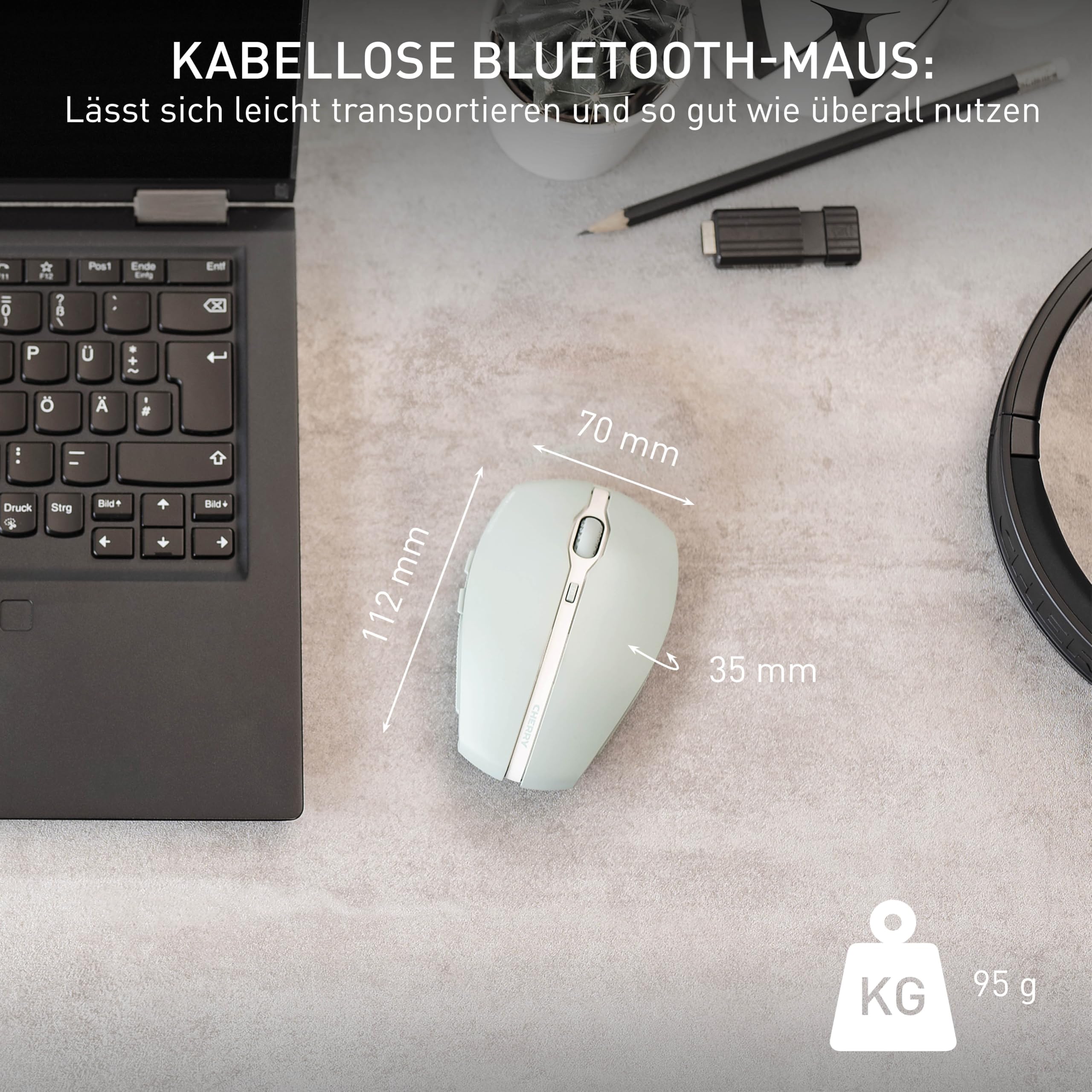 cherry-gentix-bt-kabellose-bluetooth-maus-mit-7-tasten-agave-green image 3