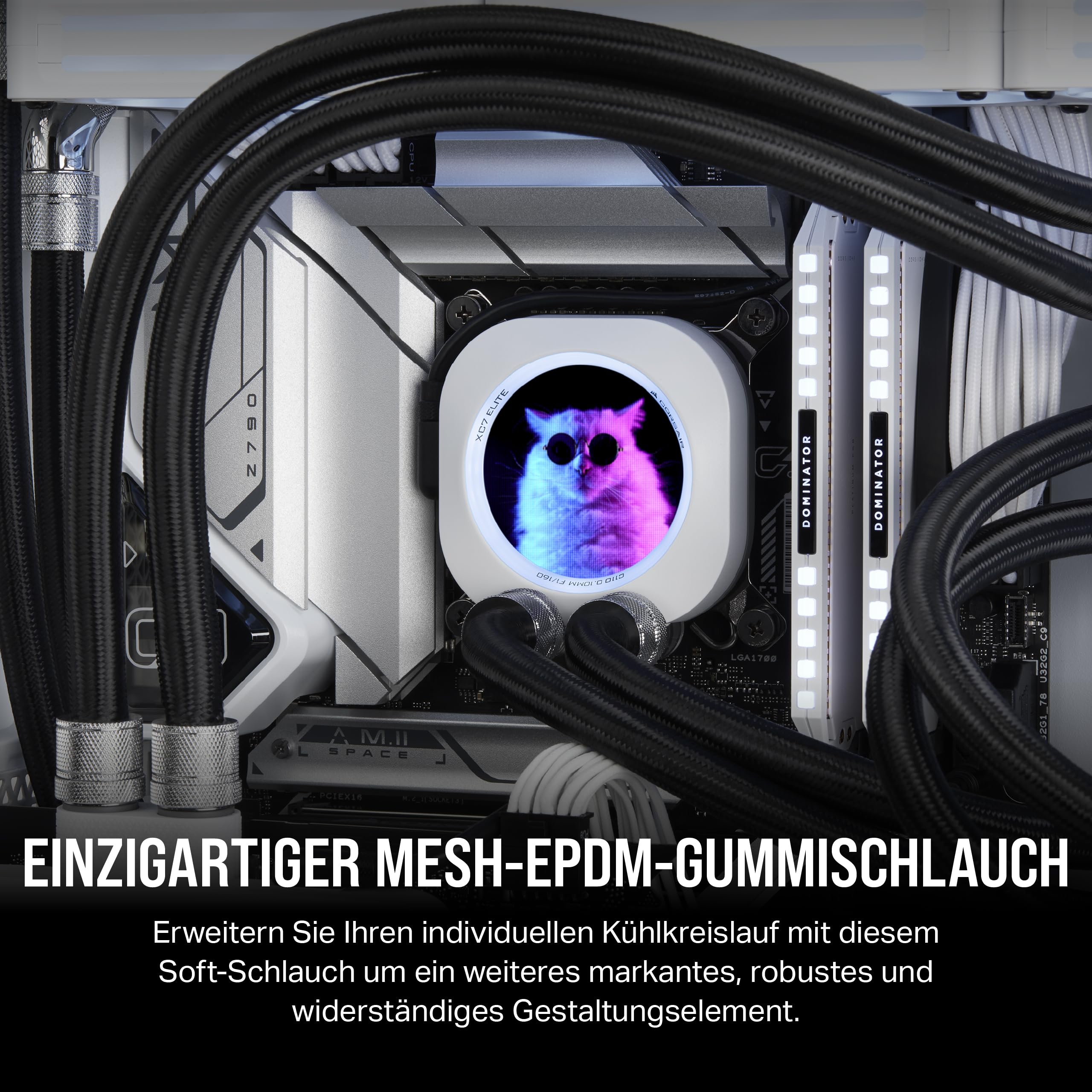corsair-hydro-x-series-xt-softline-mesh-schlauch-3m-epdm-schwarz image 3