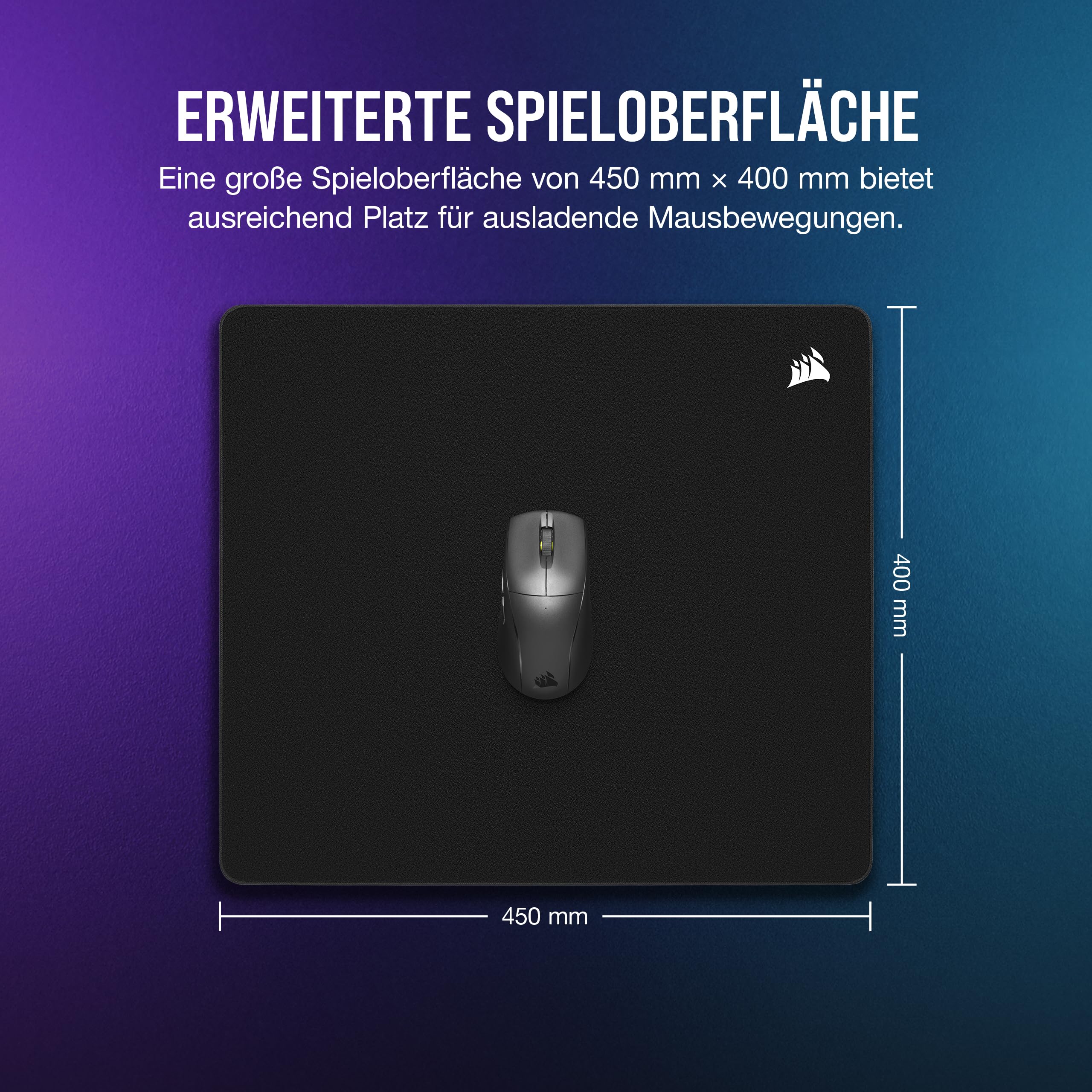 corsair-mm500-v2-gaming-mauspad-hybrid-stoff-45x40cm-spritzwassergesch-tzt-schwa image 6
