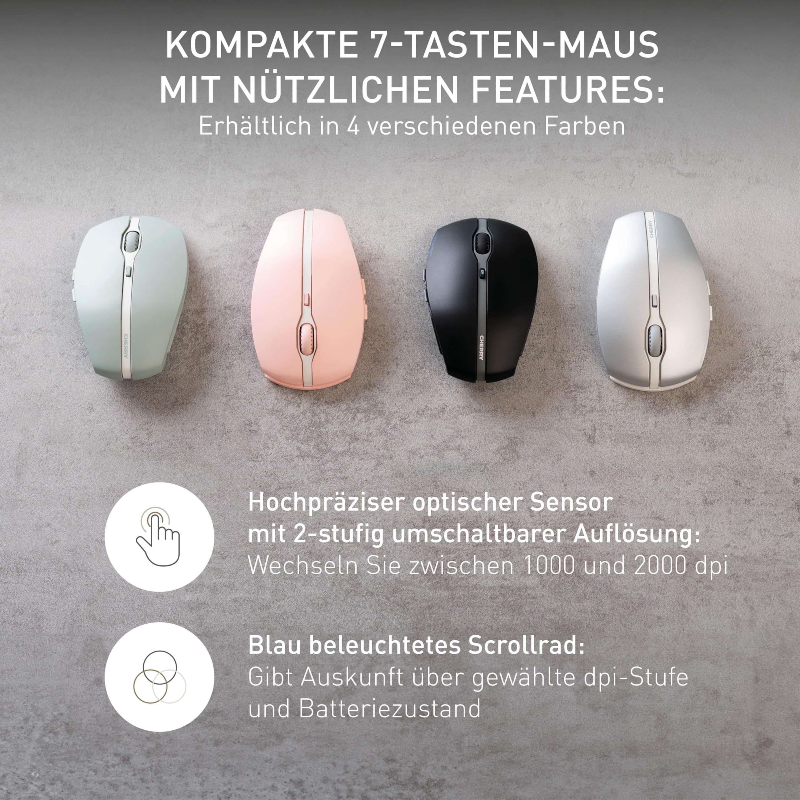 cherry-gentix-bt-kabellose-bluetooth-maus-mit-7-tasten-agave-green image 5